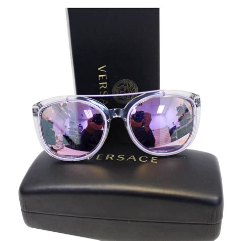 purple versace sunglasses|versace studded sunglasses.